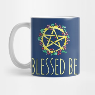 Blessed Be and Merry Yule Mug